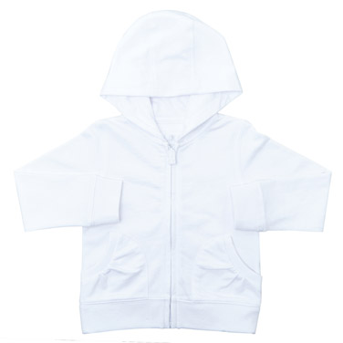 Toddler Solid Zip-Through Sweatshirt